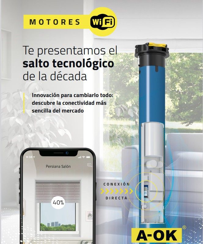 ¿Por qué necesitas un motor A-OK vía Wifi para tus persianas?