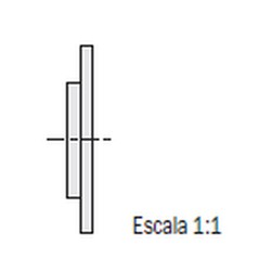 Cerradero Superior/Inferior. PL. Inox S-78*-96 132X22X1.5