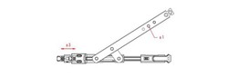 Guia compas practicable nt 500 / 801-1000 mm 1E