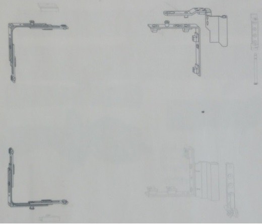 Kit vertical de alavanca C16 - gasm800 he763002.