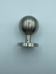 Base de bouton boule fixe en inox 70mm