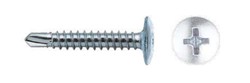 Tornillo Ancho 3,5 - DIN FST Cabeza Remache Blanco.