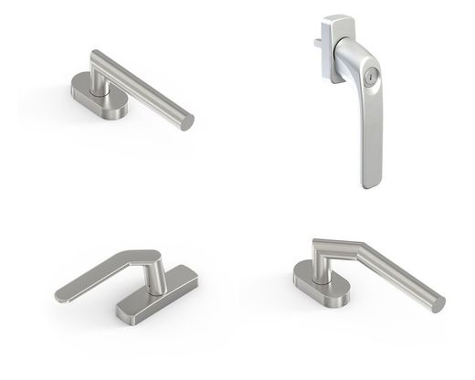 Manillas multipunto de corredera para ventana