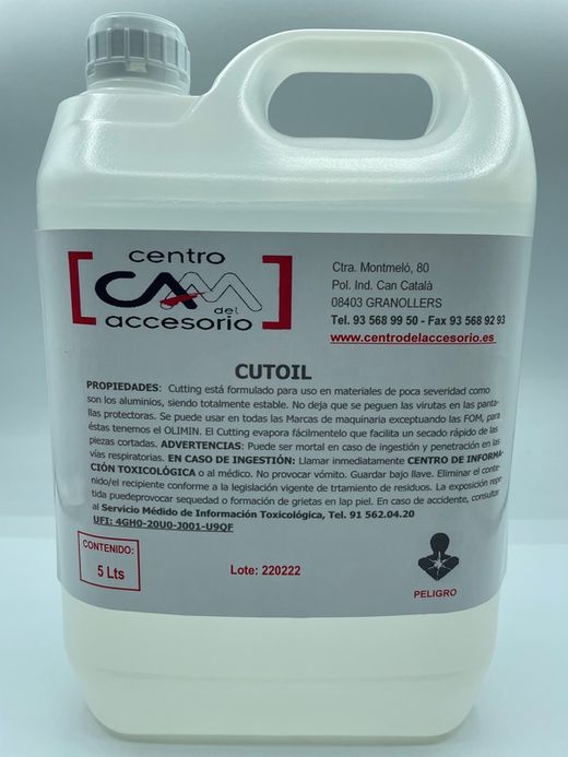 huile de coupe cutoil 5l.