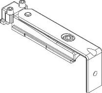Adaptateur pour charnière symétrique vantail passif 130kg