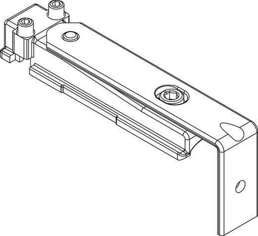 Adaptador para dobradiça simétrica folha passiva 80kg