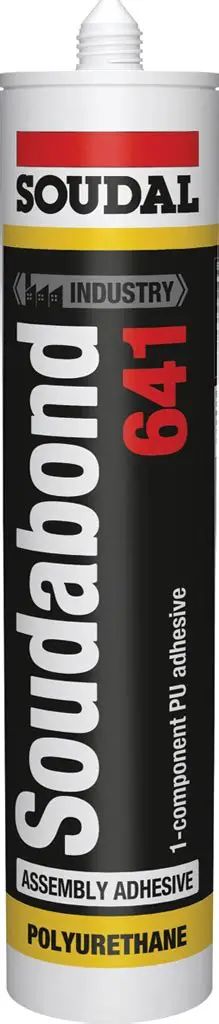 ADHESIVO PU MONOC. SOUDABOND 641 300ml. NEGRO