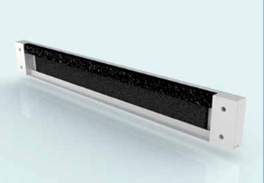 AAL-P Tiroir aveugle aérateur 40 mm Argent/Blanc/Noir