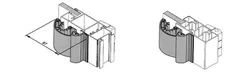 Antipilladedos Exterior Puerta 1400mm BLANCO