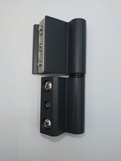 Charnière carina réglable avec goujon droit en plaque zamak