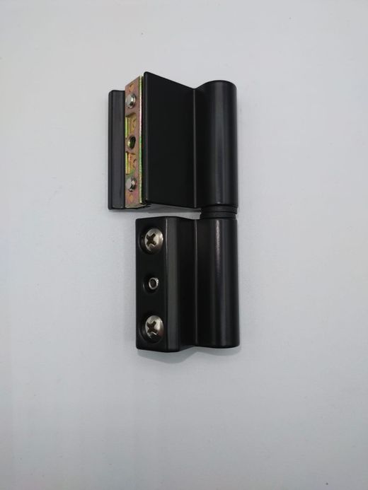 Charnière carina réglable avec goujon droit en plaque zamak