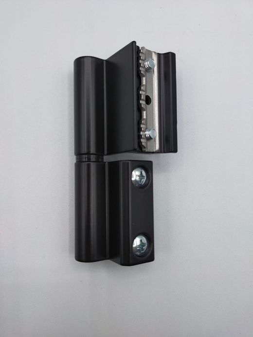 Dobradiça Carina mais placa esquerda de aço inoxidável