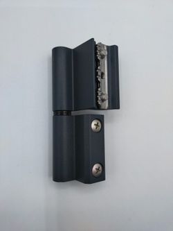 Dobradiça Carina mais placa esquerda de aço inoxidável