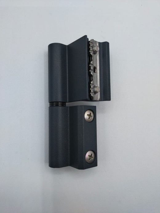 Dobradiça Carina mais placa esquerda de aço inoxidável