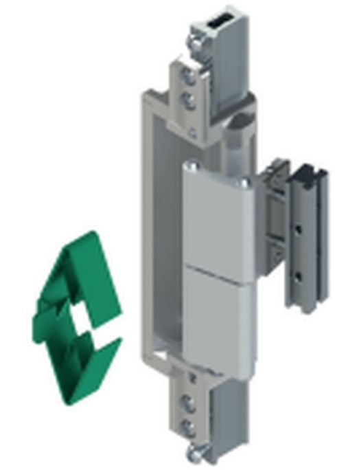 Dobradiça de porta coplanar chique 160 kg.