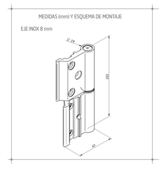 Charnière Majorquine Individuelle Gauche