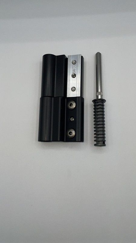 Dobradiça bebê Veneza 3ª folha 2 lâminas canal europeu