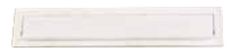 Porte-lettre 73x342 c-610 Blanc/Inox