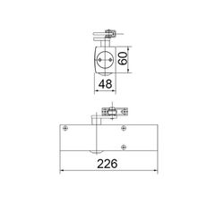Bras Normal TS4000/2000 Argent