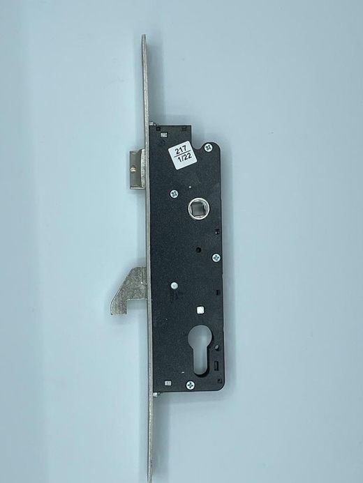 Serrure à pêne 1 point et crochet inox 24x290