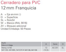 Gâche centrale AS 201