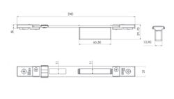 Cerradero Central N.Regulable para Performa 22X227 "38621".