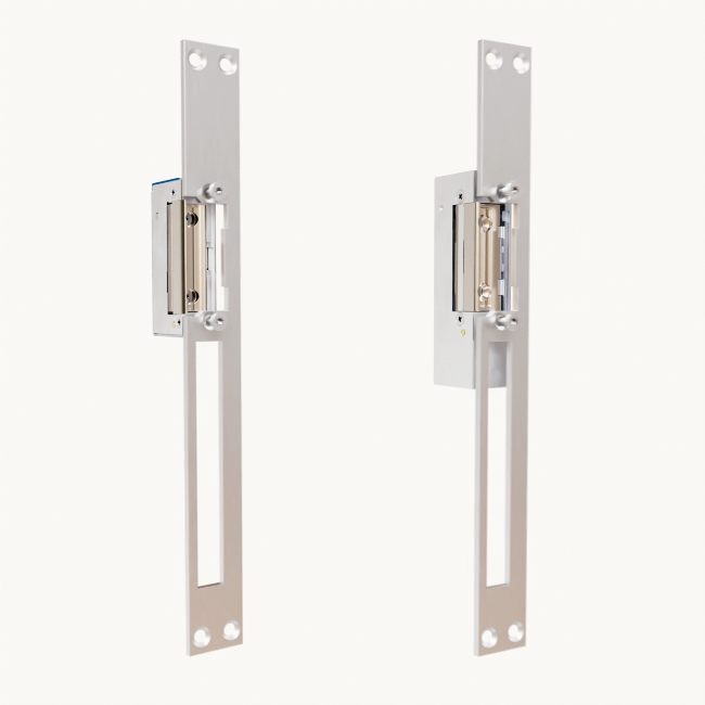 CERRADERO ELECTRICO AUTOMÁTICO CON DESBLOQUEO F.CORTO 9-16V AC/DC