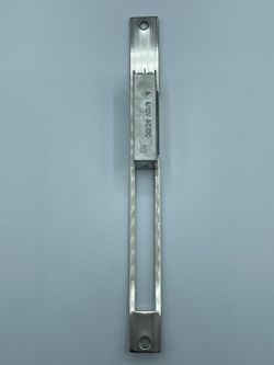 Gâche électrique à impulsion étroite + déclencheur inox 6-12v ac/dc