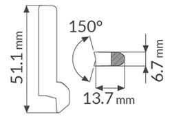 Atacante de quadro de fechamento de perímetro