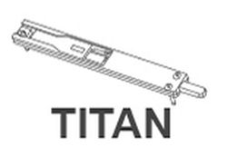 Gâche supérieure en zamak pour titan