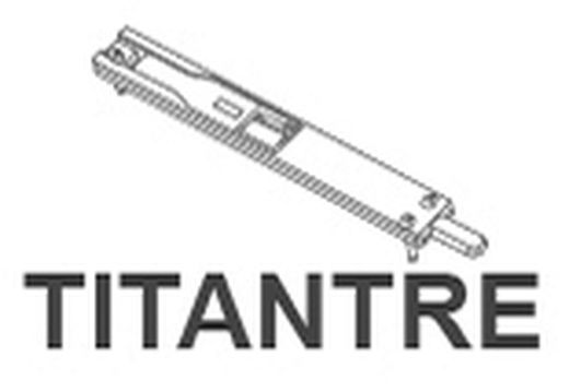 Gâche supérieure en zamak pour titan