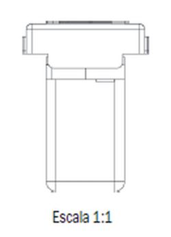 Gâche supérieure/inférieure REG N. pour Performa 22X197.