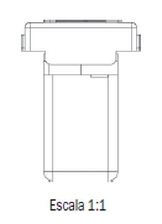 Gâche supérieure/inférieure REG N. pour Performa 22X197.