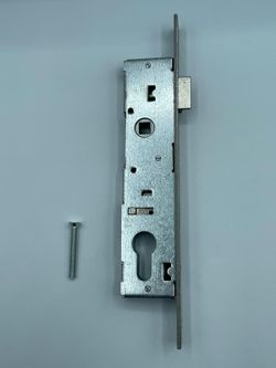 Cerradura 1 Punto Resbalón Intercambiable Pestillo Recto Inox 22x240