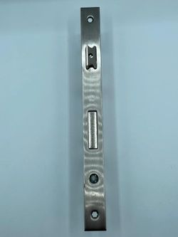 Cerradura 1 Punto Resbalón Intercambiable Pestillo Recto Inox 22x240