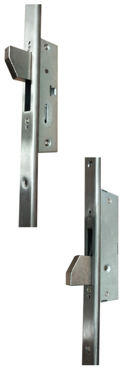 Serrure à loquet interchangeable à 3 points, boîte en acier inoxydable de 15 mm