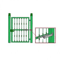 Ressort de ferme-porte pneumatique pour portails et portails 2200 Pettiti