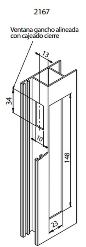 Fechamento grande preto Spring-Lock Mortise
