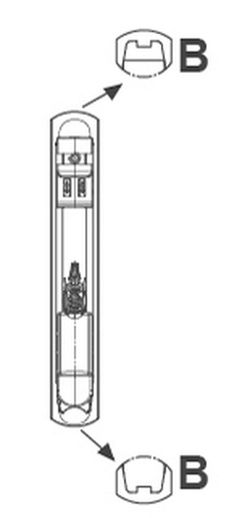 Fechamento superior Ole 2 pontos de fixação