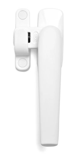 Fermeture à pression du rouleau en nylon droit. Argent