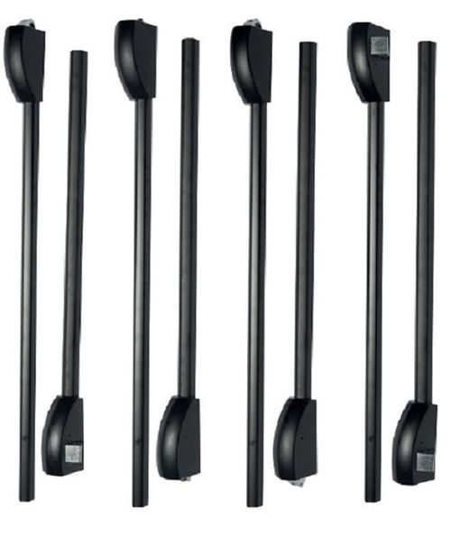 Fermetures d'alimentation Antip. Haut/bas + tubes noirs 2480mm