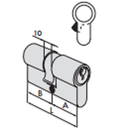 Cyl C2000 Níquel 30X65 l/comprimento.