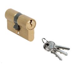 Cilindro / bombín pera logo niquel 45X45 leva larga.