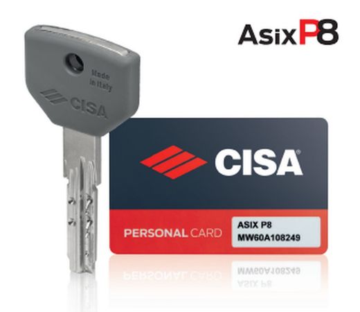 Asix P8 Cilindro Dupla Embreagem Anti-perfuração Antibumpin. 30X" NÍQUEL.