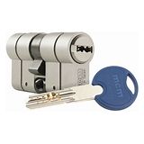 CILINDRO SEGURIDAD ASIX NIQUEL 40X65 L/LARGA