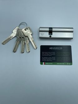 Cylindre de sécurité à double embrayage avec clés identiques (50)