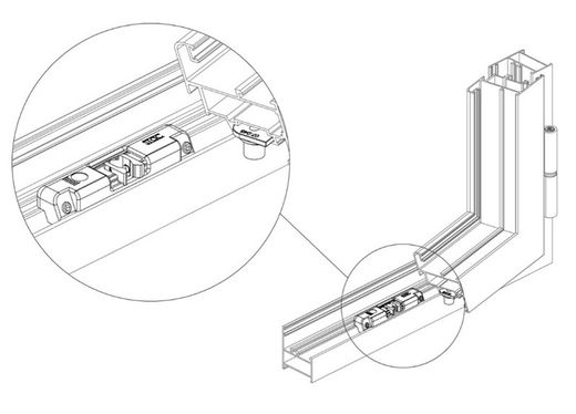 Clipe de retenção da lâmina.
