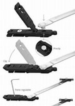 Limiteur de boussole pliable RS court canal européen