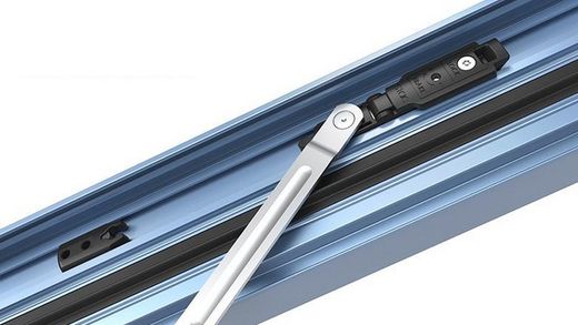 Bússola dobrável, limitador longo, canal europeu 279,5 mm