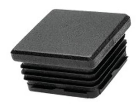 Contera Interior Cuadrada 20x20/25x25/30x30/35x35/40x40/45x45/50x50/60x60/70x70/80x80/100x100 Negro 100x100mm